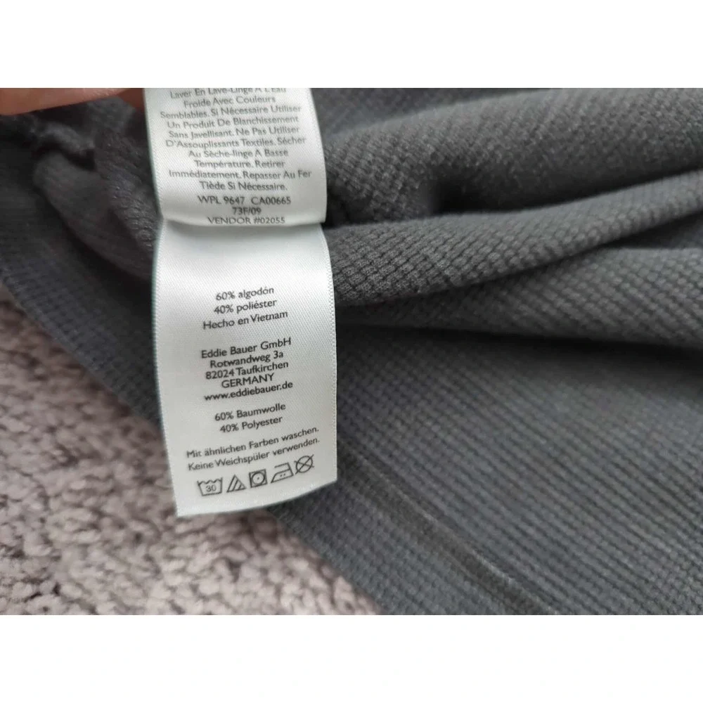 Lot of 2 Eddie Bauer Pullover Sweater Mens Small Cotton Blend Thermal - Picture 11 of 13